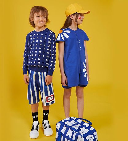 Marni Shorts - Blauw/Wit Gestreept