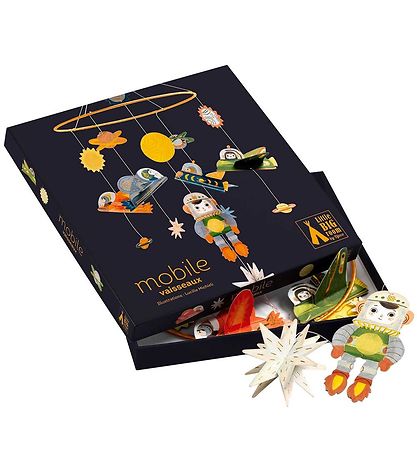 Djeco Baby Mobile - Paper - 50 x 20.5 cm - Spaceships