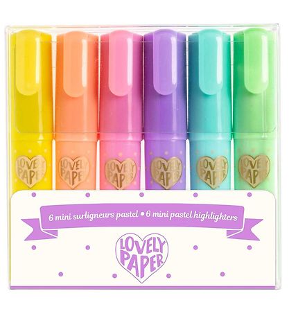 Djeco Mini Hápunktar - 6 Stk. - Pastel
