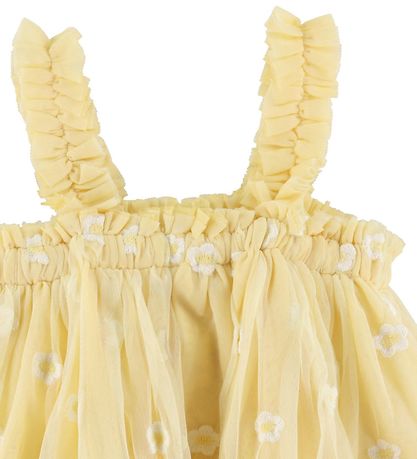 Stella McCartney Kids Tyllkjole - Gul m. Blomster