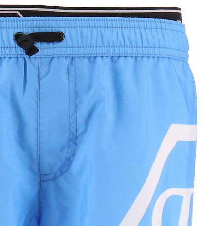 Philipp Plein Swim Trunks - Blue w. White