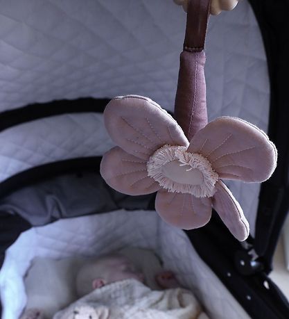 Cam Cam Pram Clip Toy - Windflower - Dusty Rose