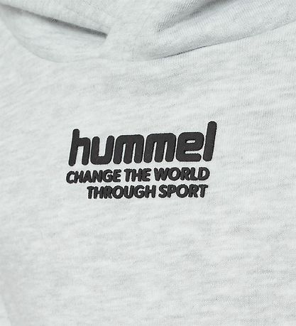 Hummel Hoodie - hmlPure - Ultra Light Grey Melange