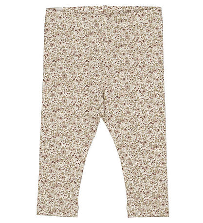 Wheat Leggings - Eggshell Flowers