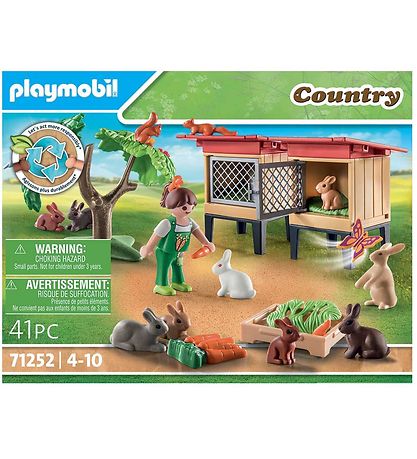Playmobil Country - Rabbit Hutch - 71252 - 41 Partar