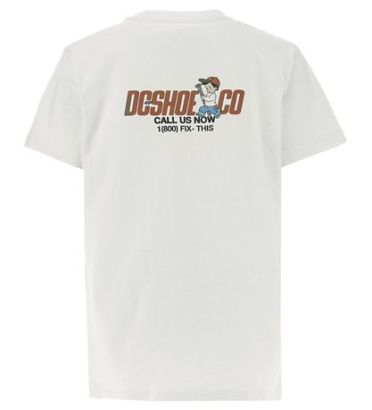 DC T-Shirt - Weiß m. Print