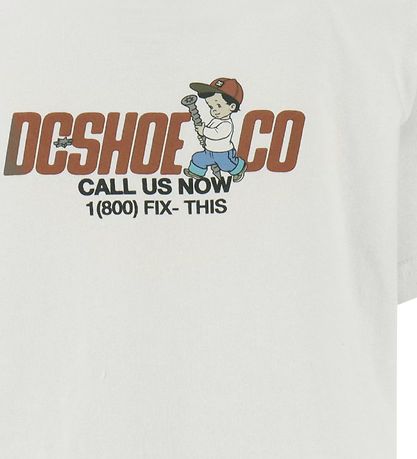 DC T-Shirt - Weiß m. Print