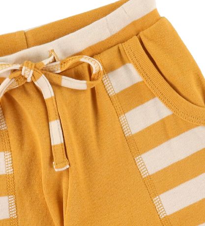 Katvig Shorts - Yellow/White Striped
