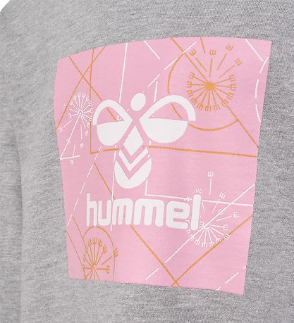 Hummel Kapuzenpullover - hmlJada - Grau Meliert