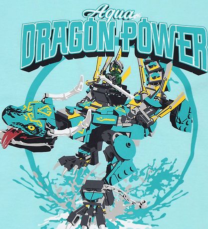 LEGO Ninjago T-shirt - LWTaylor 325 - Light Turquoise