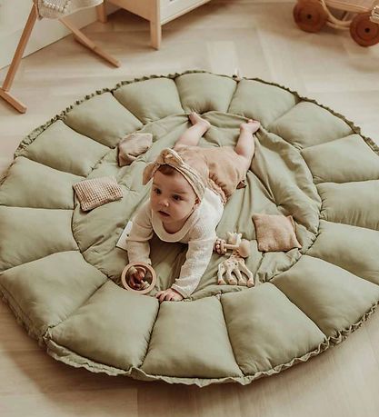 Play&Go Play Mat - 3-I-1 - Ø130 cm - Meadow Green