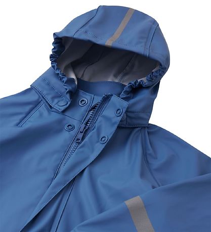 Reima Regnföt M. axlaböndum - Tihku - PU - Denim Blue