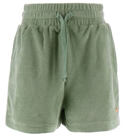 GANT Shorts - Frottee mit hoher Taille - Kalamata Green