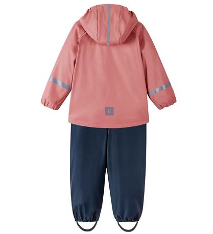 Reima Regnföt M. axlaböndum - Tihku - PU - Rose Roði
