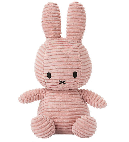 Bon Ton Toys Soft Toy - 23 cm - Miffy Sitting - Corduroy Pink