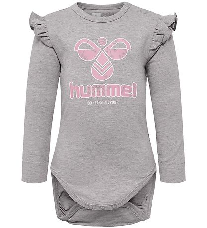 Hummel Bodysuit l/s - hmlDana - Grey