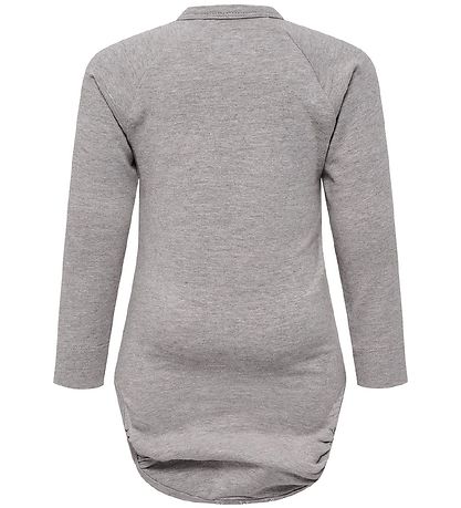 Hummel Bodysuit l/s - hmlMurphy - Grey Melange