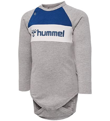 Hummel Bodysuit l/s - hmlMurphy - Grey Melange