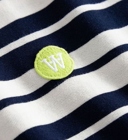 Wood Wood Blouse - Moa - Off White/Navy Stripes