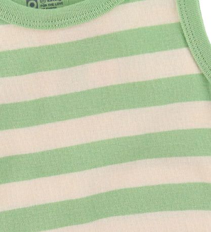 Katvig Undershirt - Green/White Striped
