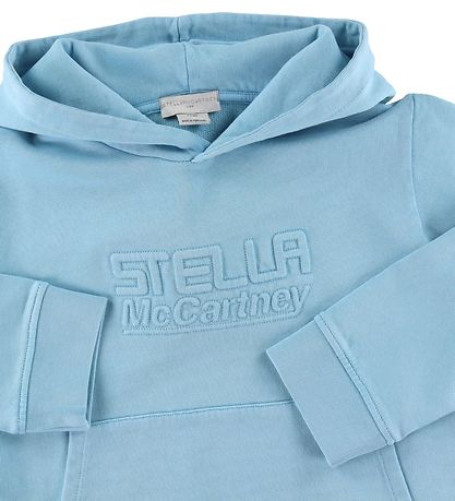 Stella McCartney Kids Sweat  Capuche - Bleu Clair