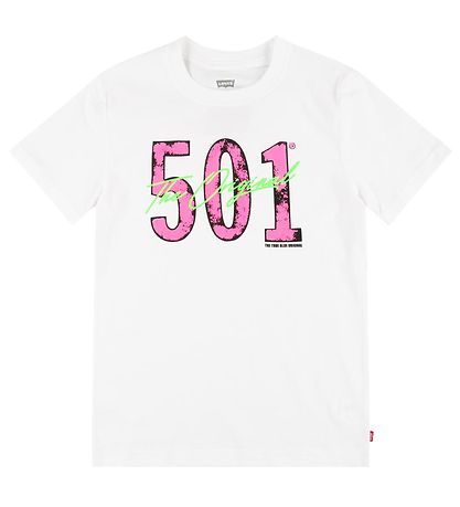 Levis Kids Stuttermabolur - The Original - Bright White