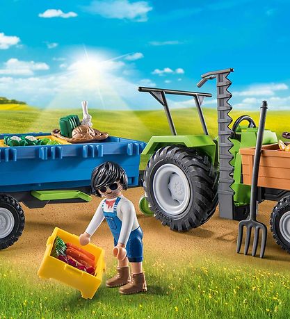 Playmobil Country - Tractor w. Trailer - 71249 - 42 Parts