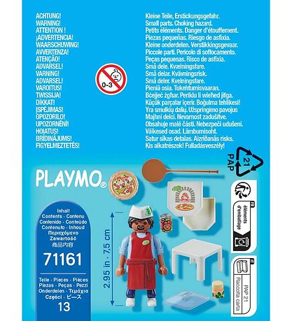 Playmobil SpecialPlus - Pizza Chief - 71161 - 13 Parts