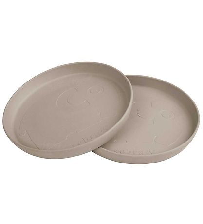 Sebra Teller - Biokunststoff - 2er-Pack - Jelly Beige