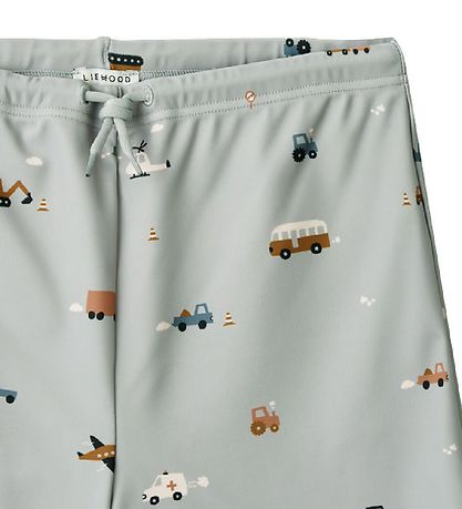 Liewood Badehose - UV40+ - Otto - Fahrzeuge/Dove Blue