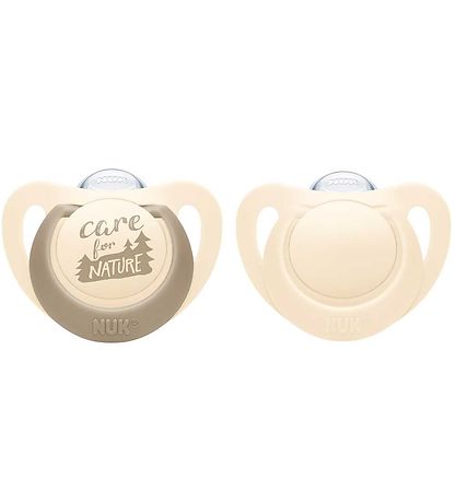 Nuk Schnuller - For Nature - 2er-Pack - Creme