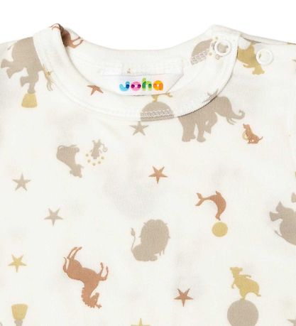 Joha Kleid - Weiß m. Print