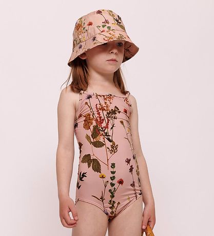 Christina Rohde Bucket-hattur - Bleikt M. Blóm
