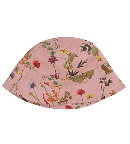 Christina Rohde Bucket-hattur - Bleikt M. Blóm