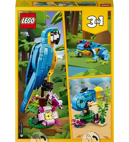 LEGO® Creator - Exotic Parrot 31136 - 3-In-1 - 253 Parts