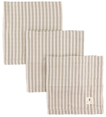 Pine Cone Gulpeklut - 3-pack - 70x70 cm - Edith - Sopp Stripe