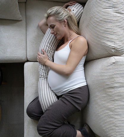 Pine Cone Pregnancy pillow - 14x190 cm - Mushroom Stripe