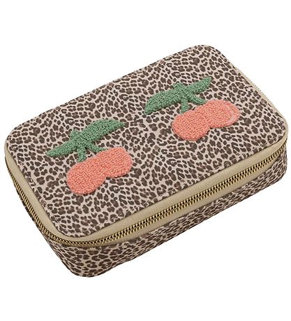 Junger Premier Federmäppchen m. Inhalt - Leopard Cherry