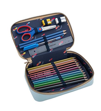 Jeune Premier Pencil Case w. Contents - Cavalerie Florale