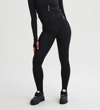 Juicy Couture Leggings - Perzikkleurige interlock - Zwart