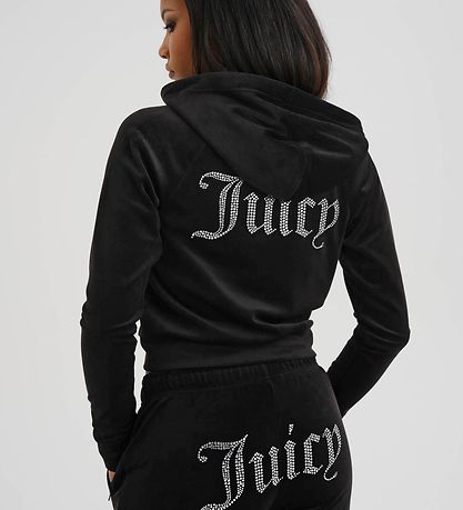 Juicy Couture Cardigan - Velvet - Black