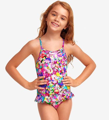 Funkita Swimsuit - UV50+ - Belted Frill One - Piece Garden Part