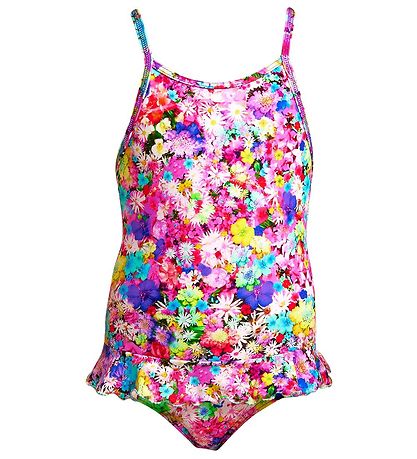 Funkita Swimsuit - UV50+ - Belted Frill One - Piece Garden Part