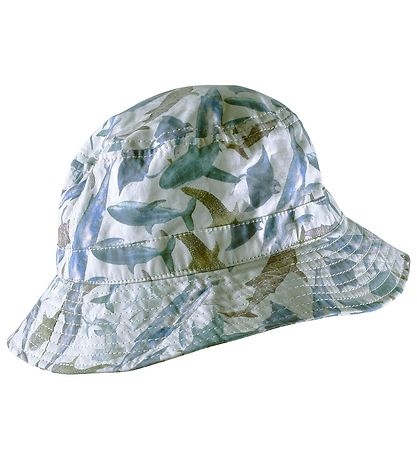 Mikk-Line Bucket Hat - Metal w. Sharks