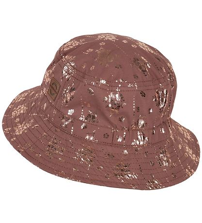 Mikk-Line Bucket Hat - Russet w. Flowers