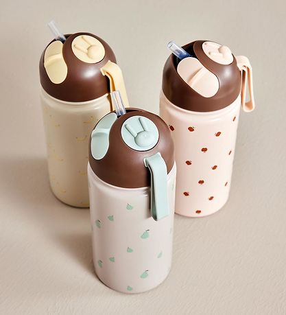 OYOY Vatnsflaska - 360 ml - Clay/Green