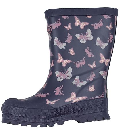 Viking Regenlaarzen - Jolly - Navy/Antiquerose
