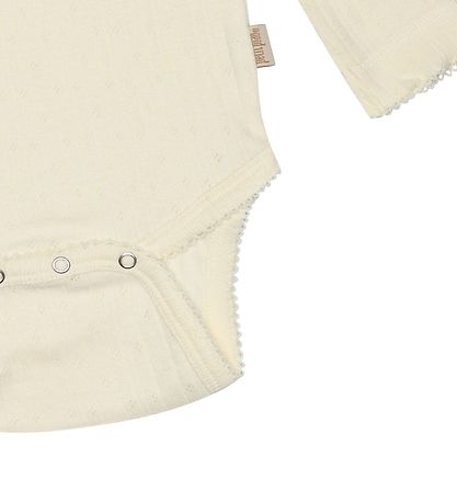 Petit Piao Samfella l/e - Pointelle - Off White