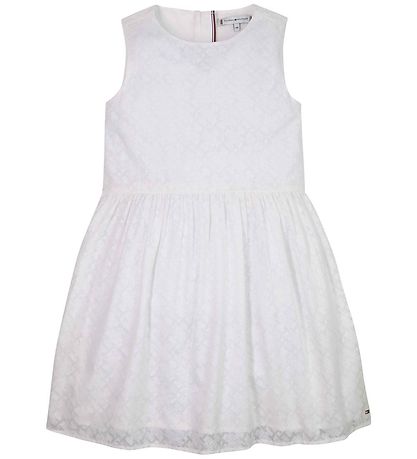 Tommy Hilfiger Kleid - Monogramm - Weiß