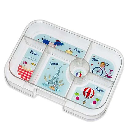 Yumbox Evslaatikko M. 6 huonetta - Bento Original - Fifi Vaalea